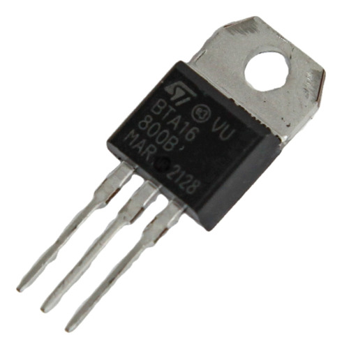 Triac Bta16-800 Bta16800 16800 800v 16a To220 Aisla X 3 Htec