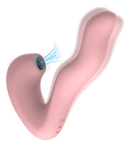 Vibrador Con Ventosa Para Estimular El Clítoris Y El Punto G Color Rosa
