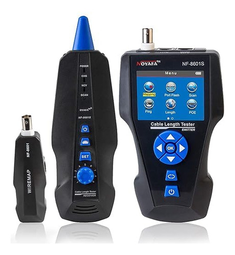 Noyafa Probador Cabl Red Tdr Bnc Multifuncion Ethernet Lan