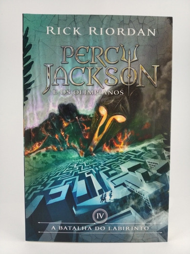 Livro Percy Jackson E Os Olimpianos. 4 - A Batalha Do Labiri