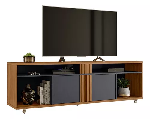 Mesa De Tv Rack. Con Ruedas Con Freno Oferta $828.- - $ 828,00  Mueble tv  con ruedas, Mesas para tv, Muebles para tv minimalistas