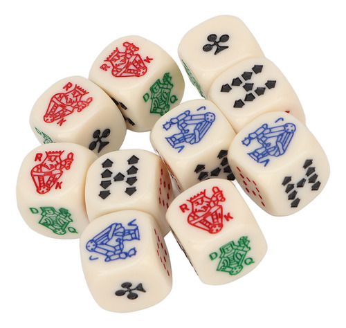 Juego Estándar De Dados De 6 Caras, 20 Piezas, Resistente Al