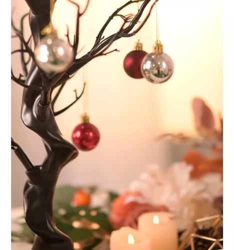 Centros de mesa de árbol para bodas, color blanco, 23 pulgadas, árbol de  exhibición de adornos decorativos para mesas, ramas de árbol para  decoración