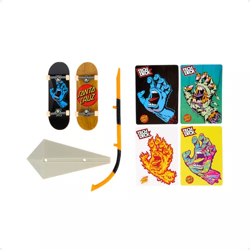 GENERICO Set 6 Mini Juego Skate Para Dedos Patineta