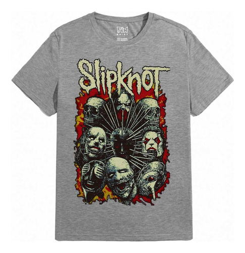 Slipknot Rock Metal Varios Diseños Polera Estampada Adulto