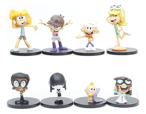 Juego De 8 Figuras De Acción De The Loud House, De 5 A 8 Cm