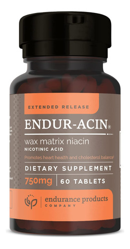 Endur-acin Niacina - Vitamina B3 Niacina 750mg De Liberacion