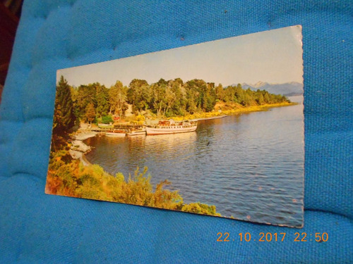 Postal Bariloche Playa Bonita - Decada Del 70