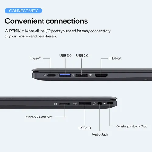 Computadora Portátil 2025, 8 Gb Ram, Ssd 128 Gb, 14 Hd