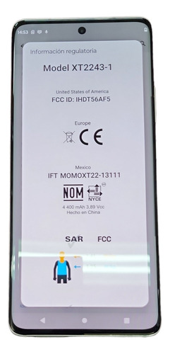 Motorola Edge 30 Fusion 256 Gb Opal White 12 Gb Ram