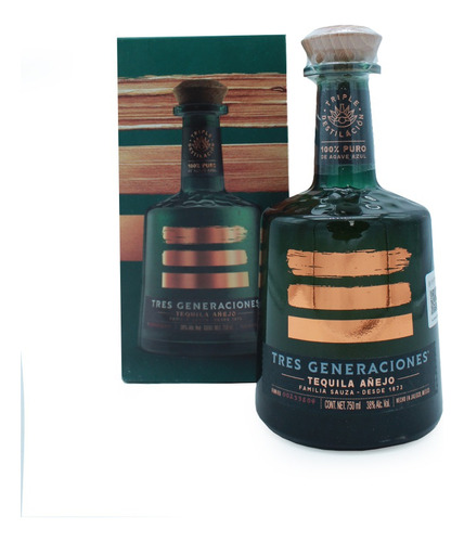 Tequila 3 Generaciones Añejo 750 Ml