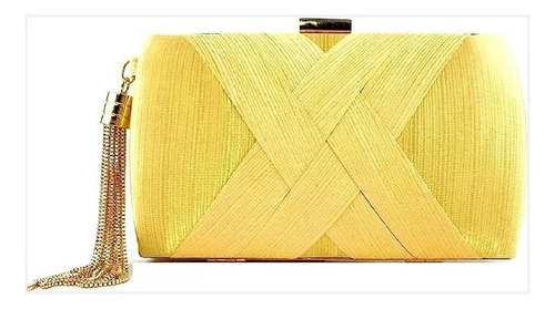 Bolso De Seda Femenino Con Colgante De Borla Para Bodas De