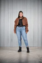 Comprar Skinny Fit Mujer, Talla Grande, Color Azul, Marca Cenitho