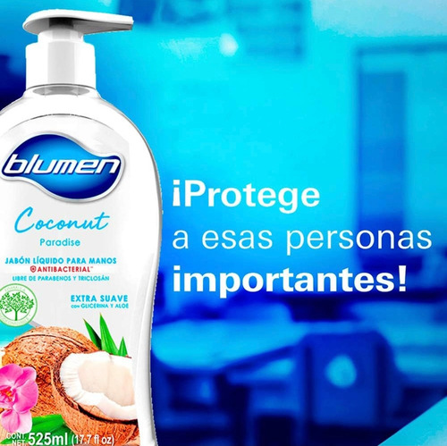 Blumen Jabón Líquido Coconut Paradise 1050 Ml
