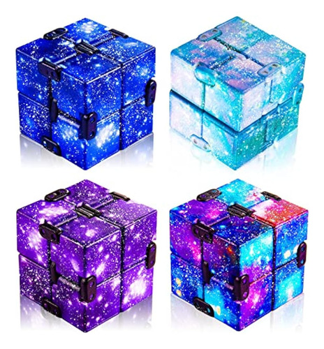 Cubo Infinito (4 Unidades), Juguete Sensorial Para