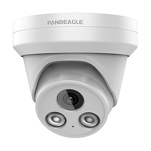 Panoagle Cámara De Torreta Ip Poe Ultrahd 4k 8mp Con Zoom Óp