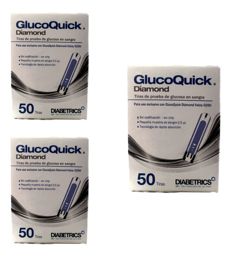 Tirillas Glucoquick Diamond X 150