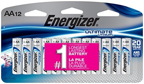 Set De 12 Baterías Aa Energizer Ultimate De Litio