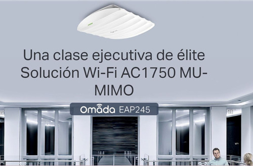 Access Point Tplink Ac1750 Mu-mimo Eap245 Gigabit De Techo