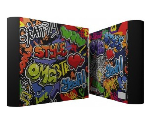 Carpeta Escolar N*3 3 Anillos Grafity Cartopel Estudiantil 