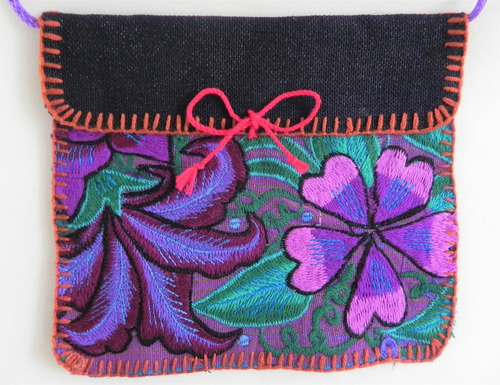 Bolsa En Bordado De Flores Artesanal Chiapaneco, Artes #18