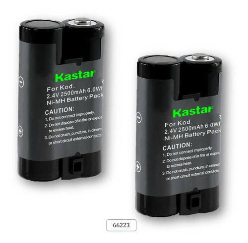 (2) Baterias Mod. 66223 Para Kodak Easy Share Z650 Zoom