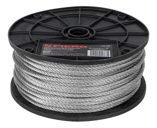 Cable Rígido Acero 3/16 7x7, 75m Fiero 44206 