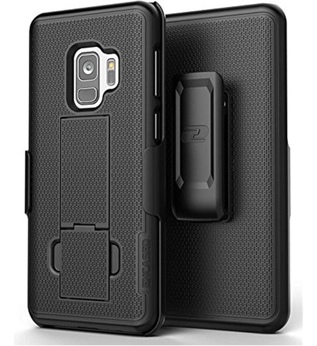 Funda Encased Samsung Galaxy S9 Color Negro Resistente Color Black Liso