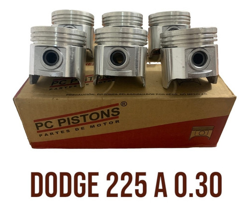 Juego De Pistones Dodge 225 0.30 0.75