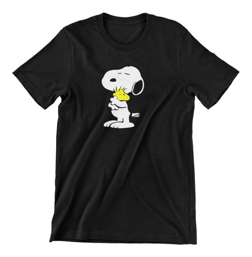 Polera - Snoopy - Abrazo - Juvenil 100% Algodón