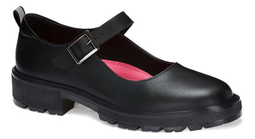 Mocasin Primaria W36802pr Sintetico Niñas Escolta