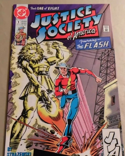  Dc Sociedad De La Justicia De América # 1. Abril De 1990