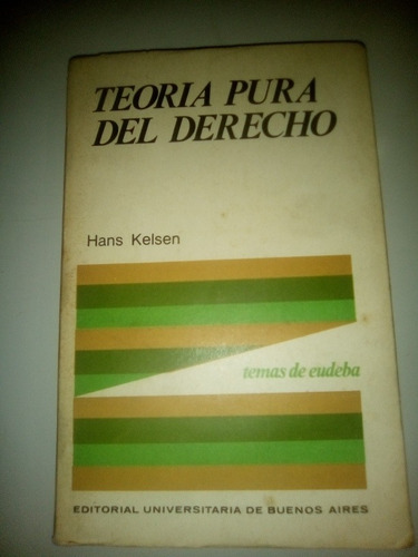 Teoría Pura Del Derecho Hans Kelsen
