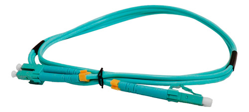 4x Cordão Óptico Duplex Om3 Lc/upc-lc/upc 1 Metro 3mm