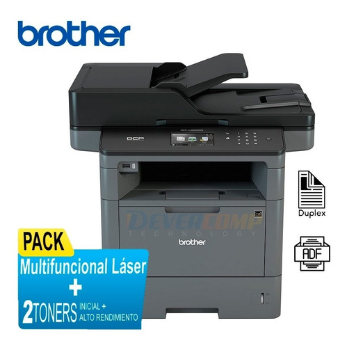 Impresora Brother Dcp-l5650 Multifunción Monocro, Laser 