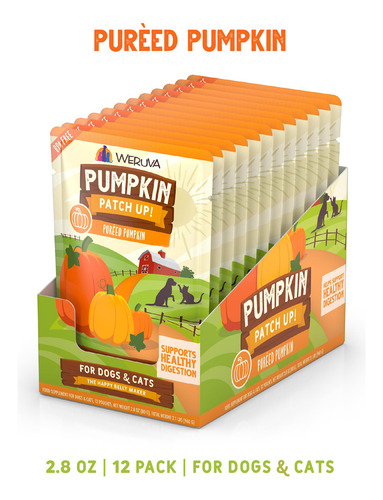 Weruva Pumpkin Patch Up Suplemento Puré De Calabaza 2.80 Oz