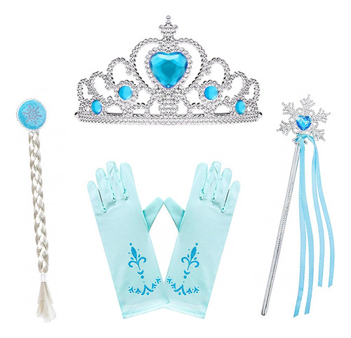 Disfraz De Princesa Elsa Para Niñas, Disfraz De Fiesta De Cu