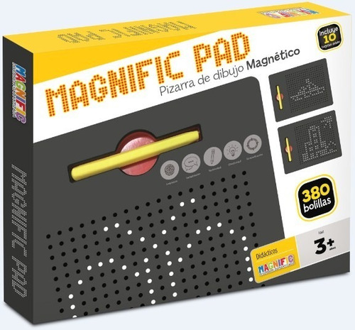 Imagen 1 de 8 de Pizarra De Dibujo Magnetica 380bolillas - Magnific Pad