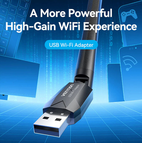 Usb Antena 650mbps Doble Banda Wifi & Bluetooth Pc 6dbi