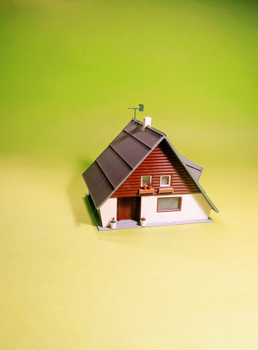 Casa Unifamiliar 1/87 Ho Ferromodelismo Maquetas 3d