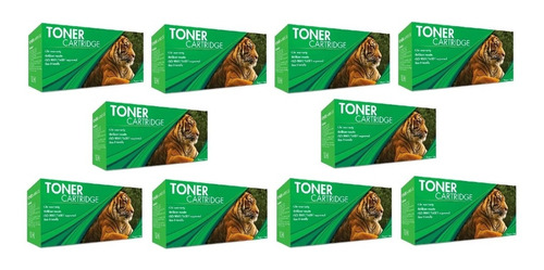 Pack De  10 Ce255a Toner Generico Compatible Tigre