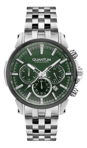 Reloj Quantum Hombre Aceroidable Color Plateado Pwg882.370