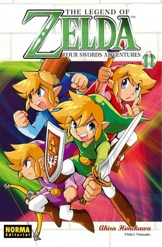 The Legend Of Zelda 8 Four Swords Adventues 1 - Norm, De Akira Himekawa. Editorial Norma En Español