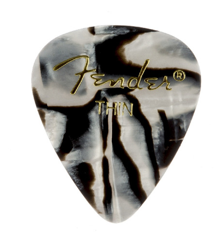 Picks Zebra (12pk) Thn Cell Fender