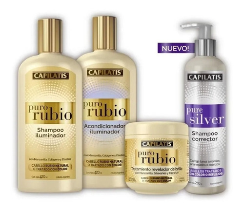 Set Puro Rubio + Nuevo Shampoo Corrector Pure Silver