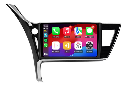Multimidia Corolla 18/19 9p Octacore Carplay 256gb Tpros 360