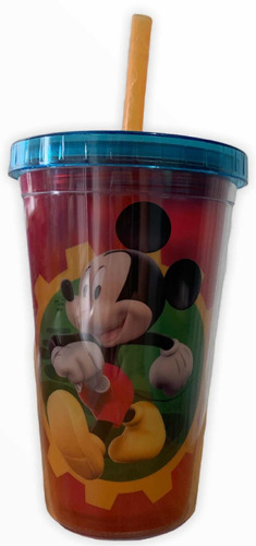 Vaso Doble Fondo Mickey 12 Onzas