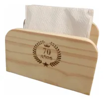 Comprar Servilleteros En Madera C\u002Fgrabado Láser 10 Unidades 
