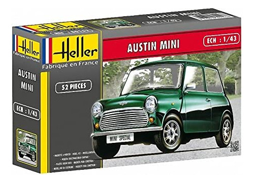 Heller Austin Mini Rallye Car Model Kit De Construcción.