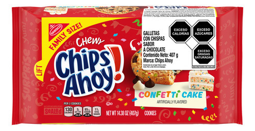 NB Chips Ahoy Chewy Confetti Cake 407g